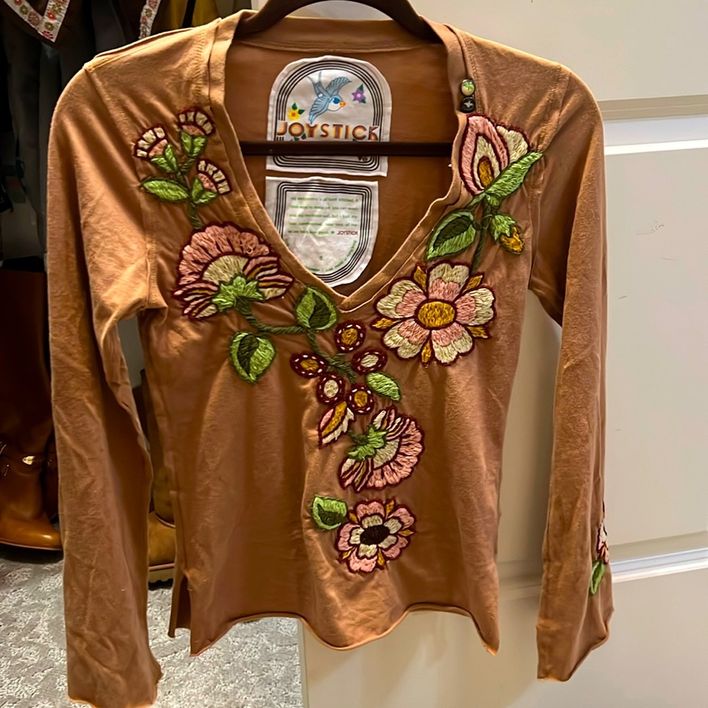 Johnny Was Joystick bell sleeve top